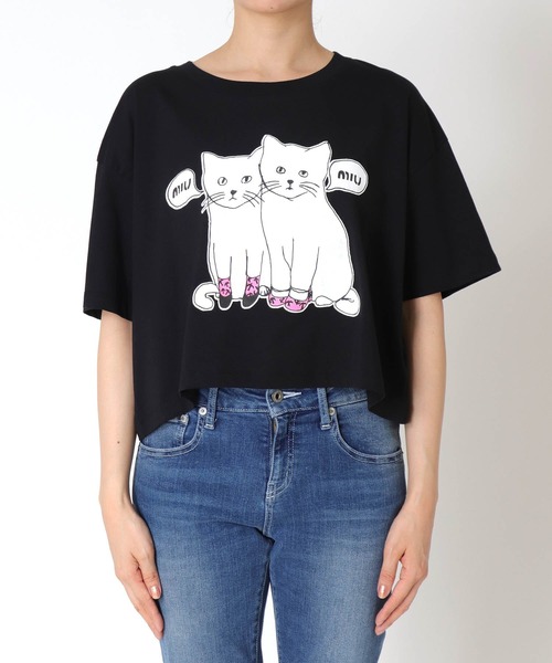 hisa様★専用★miu miu ブラック Tシャツ Sサイズ 2-1_d1d98563-f56f-4038-9910-