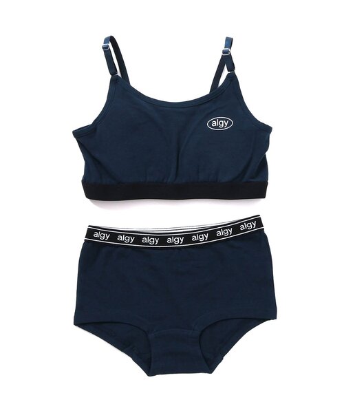 ロゴゴムスポブラセット（ブラ&ショーツ）｜algy（アルジー）の