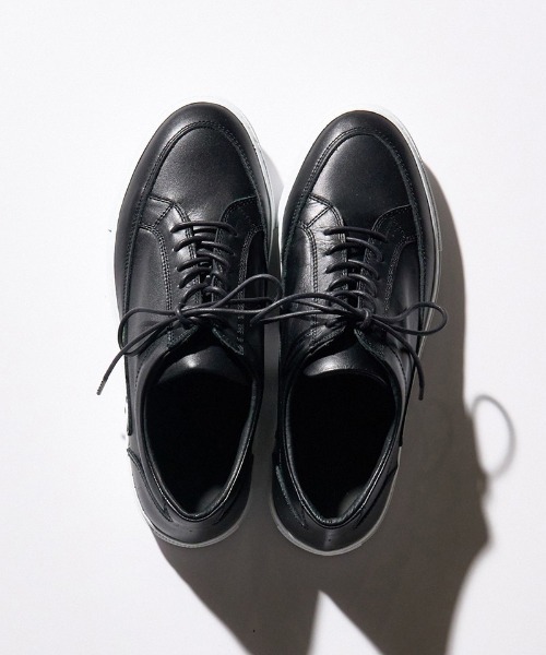 wjk(ダヴルジェイケイ)の「mko12781-low cut leather sneaker レザースニーカー(スニーカー・メンズ・ホワイト/ブラック×ホワイト/ブラック・43/42/41)」の11枚目の写真
