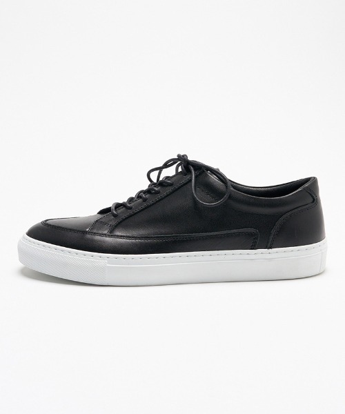 wjk(ダヴルジェイケイ)の「mko12781-low cut leather sneaker レザースニーカー(スニーカー・メンズ・ホワイト/ブラック×ホワイト/ブラック・43/42/41)」の9枚目の写真