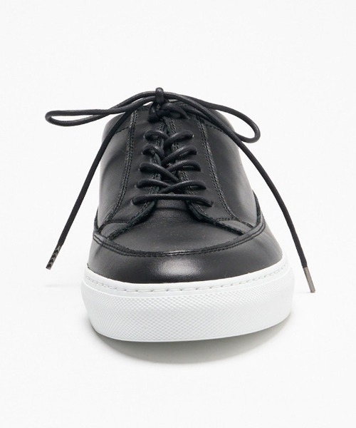 wjk(ダヴルジェイケイ)の「mko12781-low cut leather sneaker レザースニーカー(スニーカー・メンズ・ホワイト/ブラック×ホワイト/ブラック・43/42/41)」の7枚目の写真