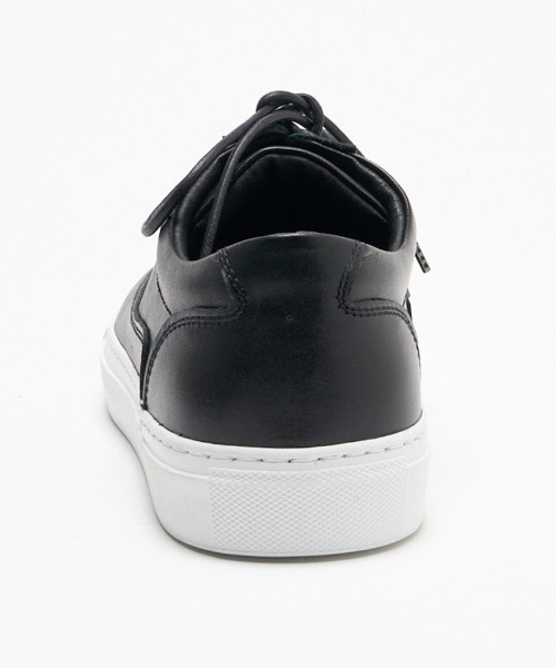 wjk(ダヴルジェイケイ)の「mko12781-low cut leather sneaker レザースニーカー(スニーカー・メンズ・ホワイト/ブラック×ホワイト/ブラック・43/42/41)」の6枚目の写真
