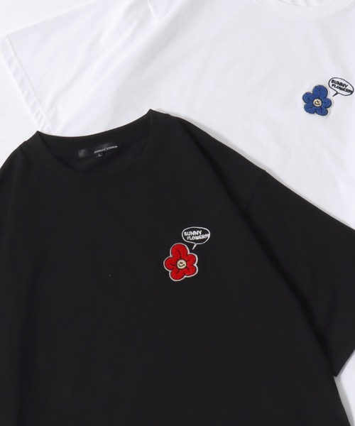 SITRY(シトリー)の「2026SS新柄 Embroidery T-shirt/サガラ ワンポイント刺繍 オーバーサイズ 半袖Tシャツ レディース メンズ(Tシャツ/カットソー・メンズ・ホワイト系その他/ブラック/ブラック系その他/ホワイト/ホワイト系その他2/ホワイト系その他3/ブラック系その他2/ブラック系その他3/ホワイト系その他4/ブラック系その他5/ホワイト系その他5/ブラック系その他4・M/L)」の1枚目の写真