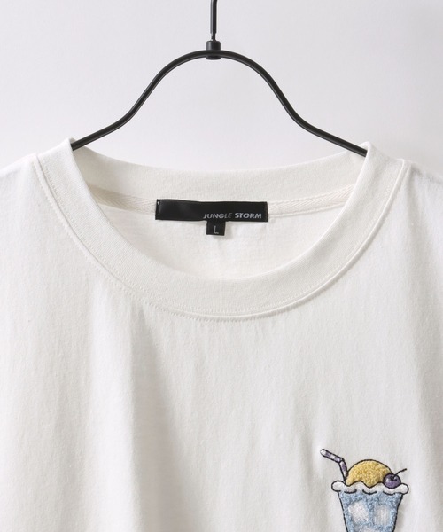 SITRY（シトリー）の「Embroidery T-shirt/別注柄 サガラ ワンポイント刺繍 オーバーサイズ 半袖Tシャツ レディース メンズ（Tシャツ/カットソー・メンズ・ホワイト系その他/ブラック/ブラック系その他/ホワイト/ホワイト系その他2/ホワイト系その他3/ブラック系その他2/ブラック系その他3・M/L）」の15枚目の写真