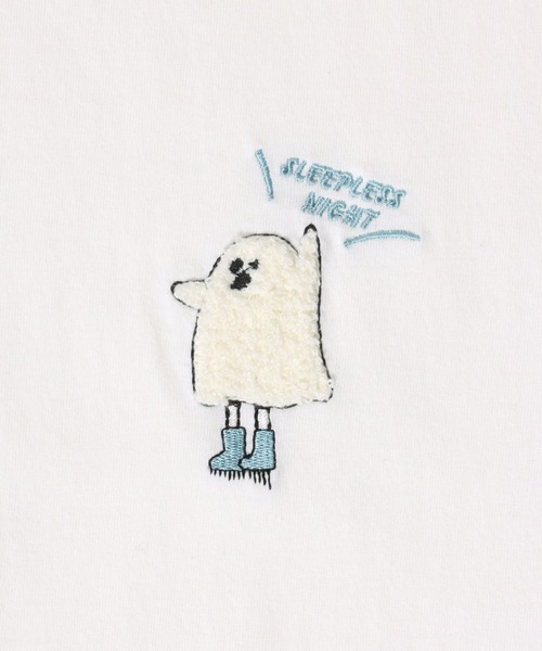 SITRY（シトリー）の「Embroidery T-shirt/別注柄 サガラ ワンポイント刺繍 オーバーサイズ 半袖Tシャツ レディース メンズ（Tシャツ/カットソー・メンズ・ホワイト系その他/ブラック/ブラック系その他/ホワイト/ホワイト系その他2/ホワイト系その他3/ブラック系その他2/ブラック系その他3・M/L）」の10枚目の写真