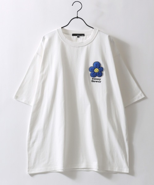 SITRY（シトリー）の「Embroidery T-shirt/別注柄 サガラ ワンポイント刺繍 オーバーサイズ 半袖Tシャツ レディース メンズ（Tシャツ/カットソー・メンズ・ホワイト系その他/ブラック/ブラック系その他/ホワイト/ホワイト系その他2/ホワイト系その他3/ブラック系その他2/ブラック系その他3・M/L）」の22枚目の写真
