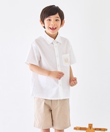 utremi（ユトレミ）の「【 綿100％ 】蝶ネクタイ付きシャツ＆パンツ（ベビー/キッズ 90～140cm）（セットアップ）」