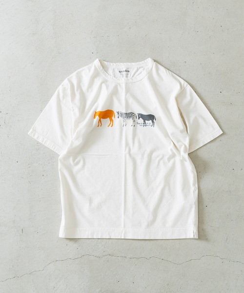quadro(クオドロ)の「30/1度詰天竺プリントクルーT(Tシャツ/カットソー・メンズ・その他19/その他1/その他2/その他3/その他5/その他11/その他4/その他12/その他6/その他14/その他17/その他18/その他7/その他15/その他9/その他13/その他10/その他8/その他16・LARGE/MEDIUM)」の2枚目の写真