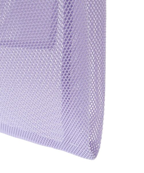 AMERICAN HOLIC（アメリカンホリック）の「ロープ付メッシュトートバッグ（トートバッグ・レディース・ブラック/サックスブルー/ピンク/ラベンダー/アイボリー・FREE）」の17枚目の写真