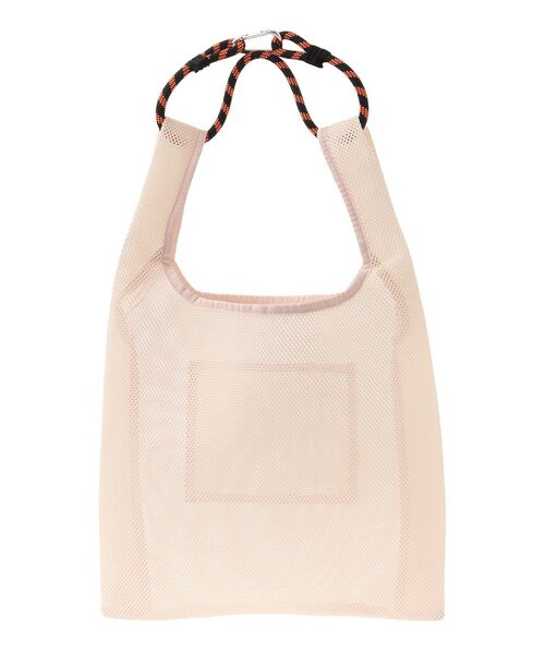 AMERICAN HOLIC（アメリカンホリック）の「ロープ付メッシュトートバッグ（トートバッグ・レディース・ブラック/サックスブルー/ピンク/ラベンダー/アイボリー・FREE）」の10枚目の写真