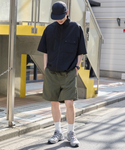 WEGO(ウィゴー)の「WEGO/ナイロンイージーショーツ(カーゴパンツ・メンズ・オリーブ/ブラック/ダークグレー・SMALL/MEDIUM/LARGE)」の6枚目の写真