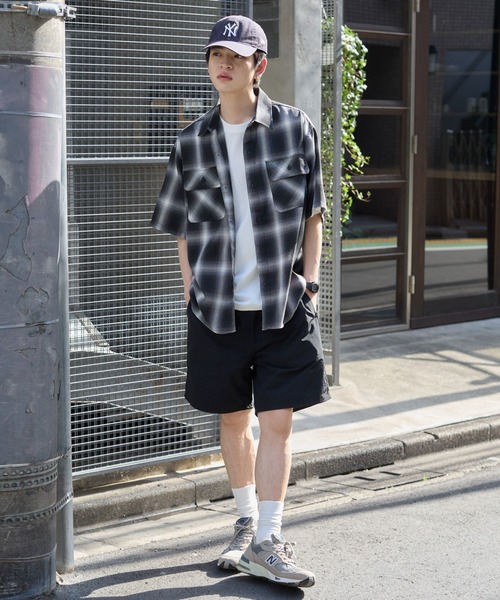 WEGO(ウィゴー)の「WEGO/ナイロンイージーショーツ(カーゴパンツ・メンズ・オリーブ/ブラック/ダークグレー・SMALL/MEDIUM/LARGE)」の4枚目の写真