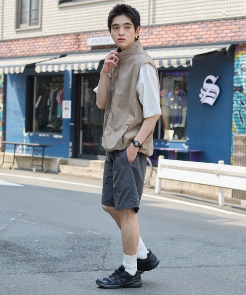 WEGO(ウィゴー)の「WEGO/ナイロンイージーショーツ(カーゴパンツ・メンズ・オリーブ/ブラック/ダークグレー・SMALL/MEDIUM/LARGE)」の22枚目の写真