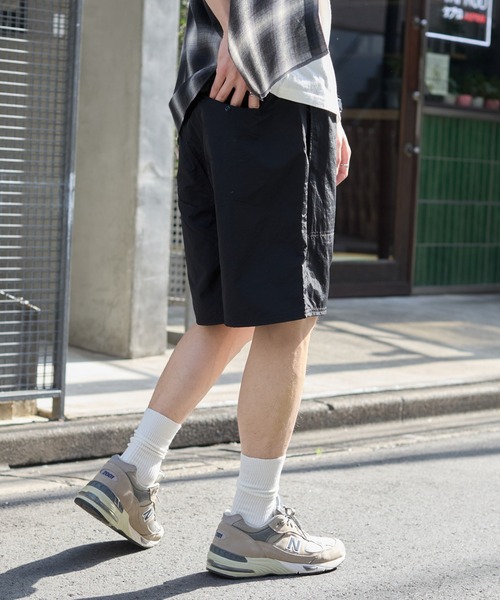 WEGO(ウィゴー)の「WEGO/ナイロンイージーショーツ(カーゴパンツ・メンズ・オリーブ/ブラック/ダークグレー・SMALL/MEDIUM/LARGE)」の14枚目の写真