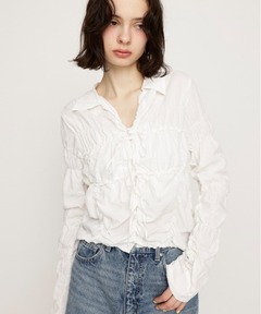 美品 ジャーナルスタンダード ラックス リネン レギュラーカラーオーバーシャツ セール】60 リネンレギュラーカラーシャツ（シャツ/ブラウス