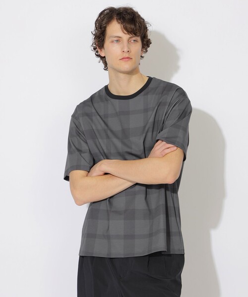 BLUE LABEL CRESTBRIDGE チェック柄 Tシャツ 38 BLUE LABEL CRESTBRIDGE チェック柄 半袖Tシャツ 38 - メルカリ