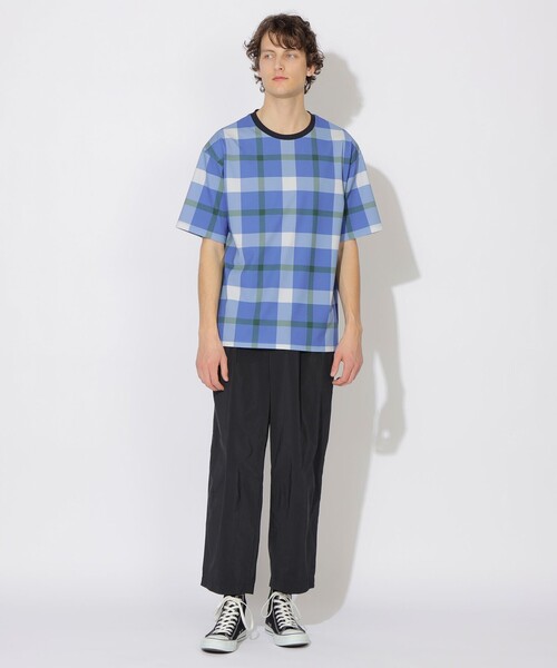 CB CRESTBRIDGE（シービークレストブリッジ）の「【WEB限定カラーあり】クレストブリッジチェックTシャツ（Tシャツ/カットソー・メンズ・ライトブルー/チャコールグレー/ネイビー/ベージュ系その他・2/1/3）」の20枚目の写真