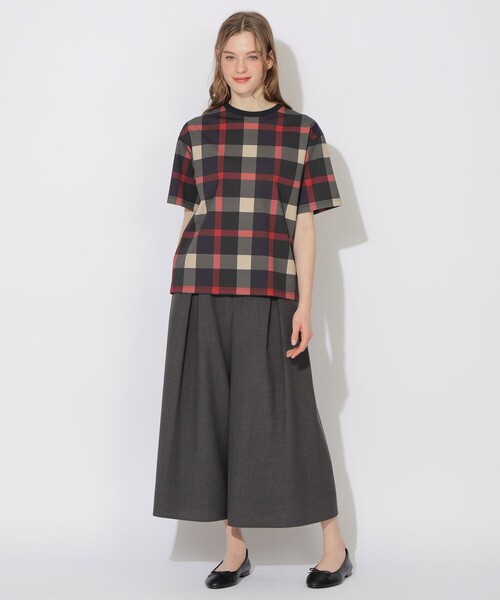 CB CRESTBRIDGE（シービークレストブリッジ）の「【WEB限定カラーあり】クレストブリッジチェックTシャツ（Tシャツ/カットソー・メンズ・ライトブルー/チャコールグレー/ネイビー/ベージュ系その他・2/1/3）」の15枚目の写真