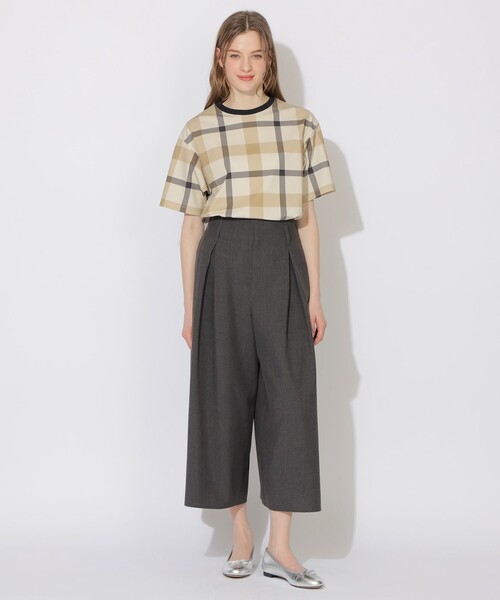 CB CRESTBRIDGE（シービークレストブリッジ）の「【WEB限定カラーあり】クレストブリッジチェックTシャツ（Tシャツ/カットソー・メンズ・ライトブルー/チャコールグレー/ネイビー/ベージュ系その他・2/1/3）」の9枚目の写真