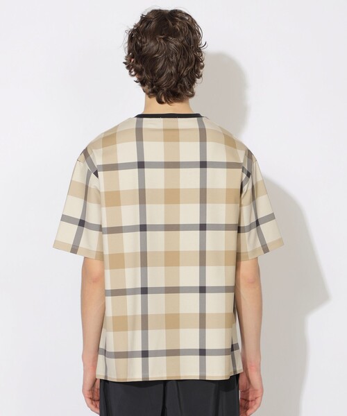 CB CRESTBRIDGE（シービークレストブリッジ）の「【WEB限定カラーあり】クレストブリッジチェックTシャツ（Tシャツ/カットソー・メンズ・ライトブルー/チャコールグレー/ネイビー/ベージュ系その他・2/1/3）」の6枚目の写真