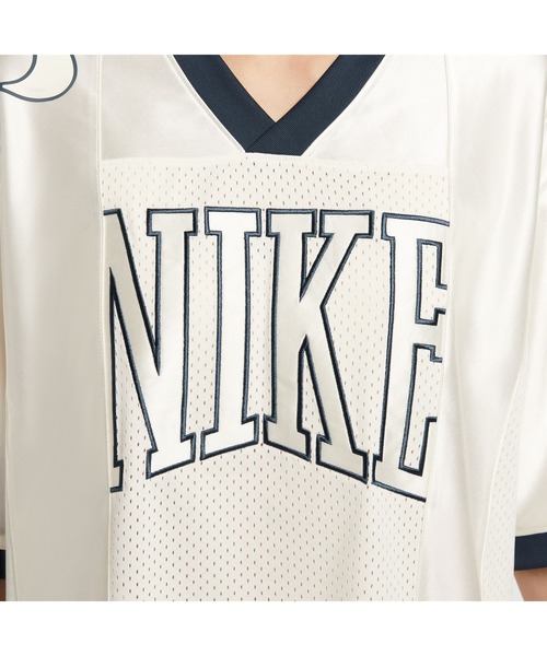 NIKE（ナイキ）の「ナイキ NIKE ナイキ  NSW ストリート GX JRSY S/S トップ（Tシャツ/カットソー・レディース・オフホワイト/ブラック・M/L）」の5枚目の写真