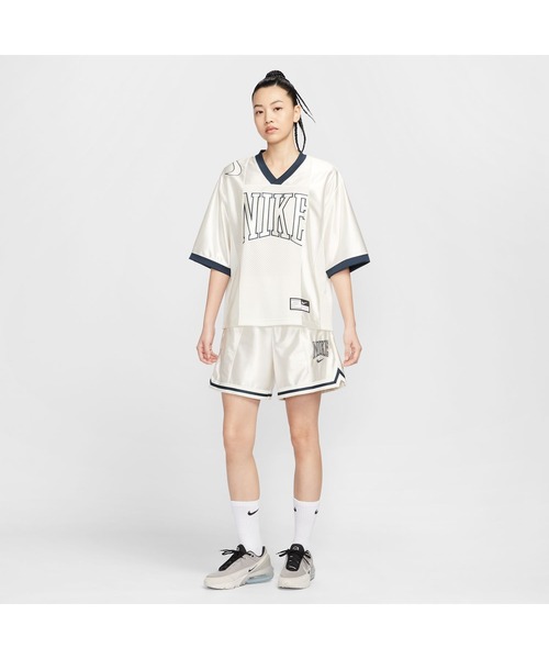 NIKE（ナイキ）の「ナイキ NIKE ナイキ  NSW ストリート GX JRSY S/S トップ（Tシャツ/カットソー・レディース・オフホワイト/ブラック・M/L）」の9枚目の写真