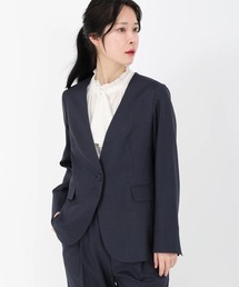 ジュエルストレッチ　ノーカラージャケット