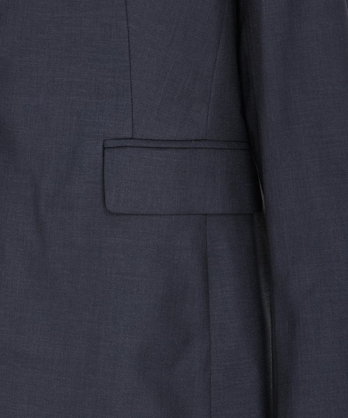 STRAWBERRY-FIELDS（ストロベリーフィールズ）の「ジュエルストレッチ　ノーカラージャケット（ノーカラージャケット・レディース・ブラック/ライトベージュ/ネイビー/グレー・2）」の13枚目の写真