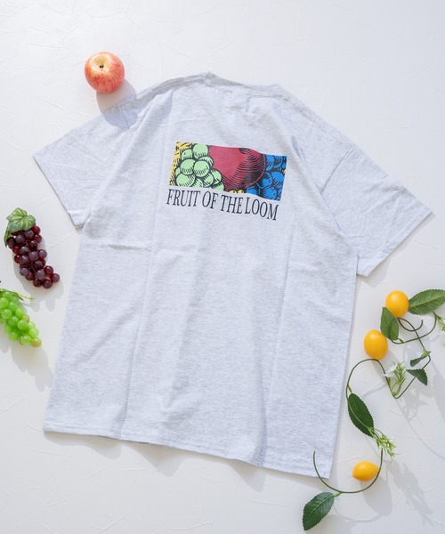 FRUIT OF THE LOOM（フルーツオブザルーム）の「【FRUIT OF THE LOOM】PRINT Tshirt 2/Tシャツ（Tシャツ/カットソー・メンズ・ブラック/ホワイト/グレー・M/S/XL/L）」の3枚目の写真