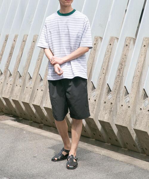 FORK&SPOON(フォークアンドスプーン)の「FORK&SPOON TEC LINENショートパンツ(その他パンツ・メンズ・ライトグレー/ブラック/ブルー系その他・5/4)」の6枚目の写真