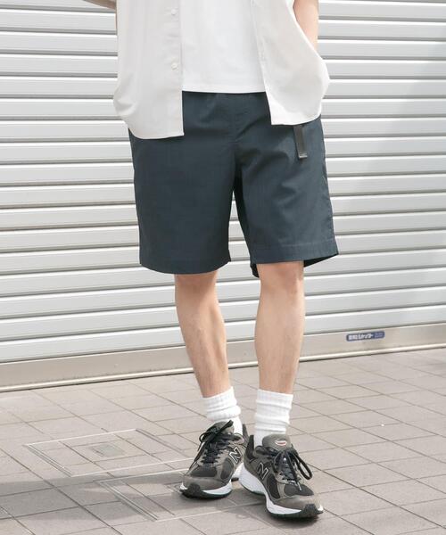FORK&SPOON(フォークアンドスプーン)の「FORK&SPOON TEC LINENショートパンツ(その他パンツ・メンズ・ライトグレー/ブラック/ブルー系その他・5/4)」の9枚目の写真