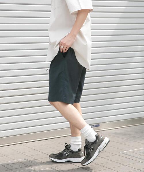 FORK&SPOON(フォークアンドスプーン)の「FORK&SPOON TEC LINENショートパンツ(その他パンツ・メンズ・ライトグレー/ブラック/ブルー系その他・5/4)」の11枚目の写真
