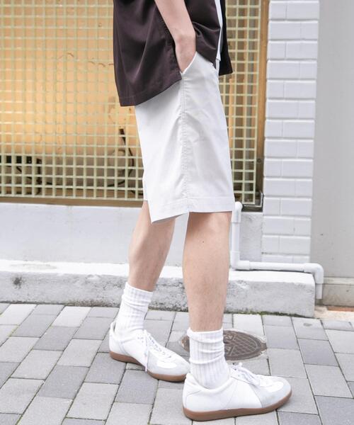 FORK&SPOON(フォークアンドスプーン)の「FORK&SPOON TEC LINENショートパンツ(その他パンツ・メンズ・ライトグレー/ブラック/ブルー系その他・5/4)」の17枚目の写真