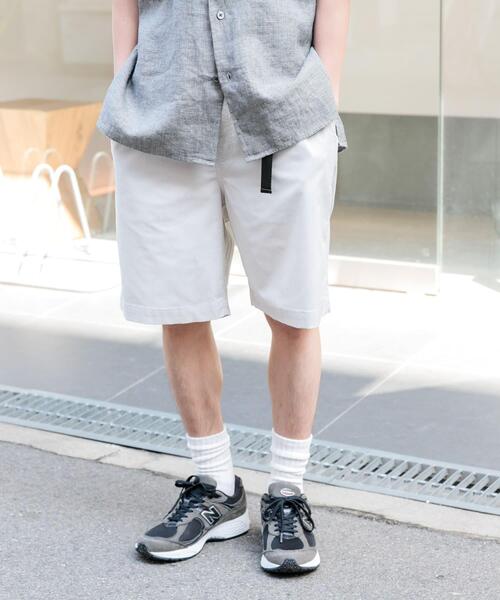 FORK&SPOON(フォークアンドスプーン)の「FORK&SPOON TEC LINENショートパンツ(その他パンツ・メンズ・ライトグレー/ブラック/ブルー系その他・5/4)」の21枚目の写真