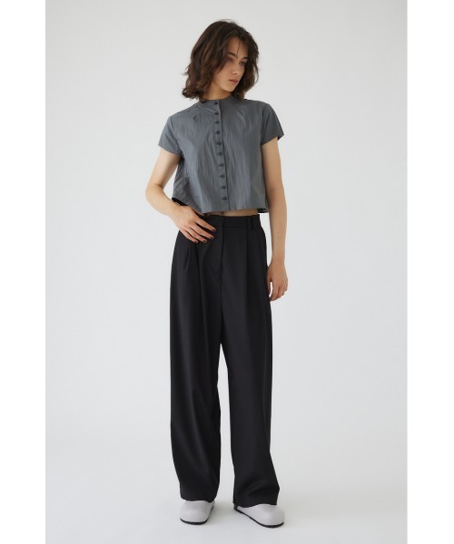 【爆売りセール開催中！】 W tuck wide slacks ダブルタックワイドスラックス（スラックス パンツ