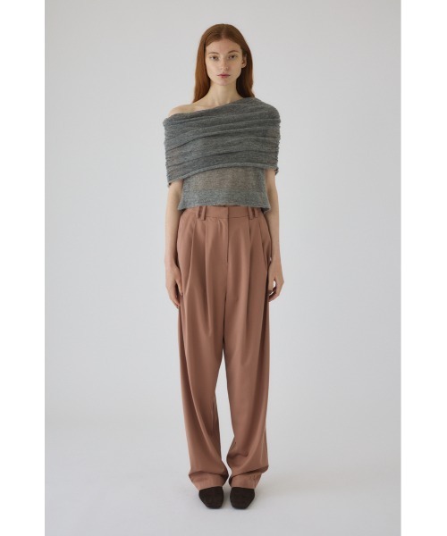 W tuck wide slacks ダブルタックワイドスラックス（スラックス
