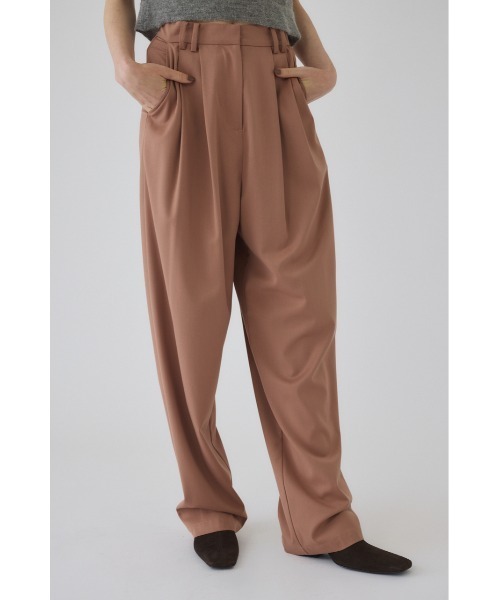 W tuck wide slacks ダブルタックワイドスラックス（スラックス