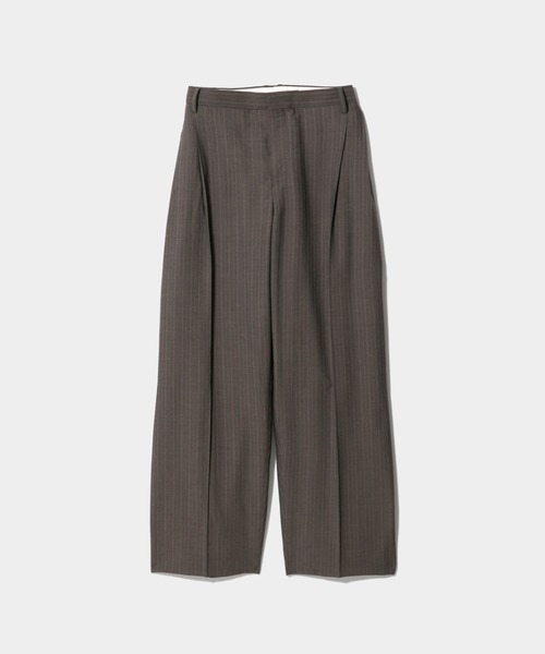 24AW beautiful people ウールギャバジンスラックス light wool gabardine uniform wide pants – beautiful people