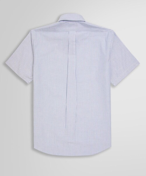 BROOKS BROTHERS(ブルックスブラザーズ)の「スーピマコットン オックスフォード ショートスリーブ ドレスシャツ Regular Fit(ビジネスシャツ・メンズ・ブルー/ホワイト/ホワイト×ブルー・14.5/16/15.5/15 /17.5/17/16.5)」の7枚目の写真