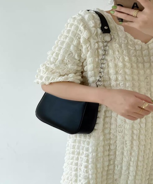 送無■未使用 【シャルル・ジョルダン】ミニショルダーバッグ クラッチ BAG 白 セール】 ミニショルダー （ショルダーバッグ）｜MONO COMME CA