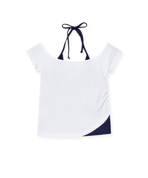 Midnight Move(ミッドナイトムーブ)の「Midnight Move/AG CROSS T(Tシャツ/カットソー・レディース・ダークグレー/ホワイト・FREE)」の15枚目の写真