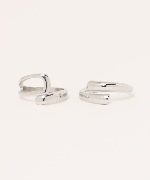 apres jour mignon(アプレジュールミニョン)の「【apresjour mignon×ARIAZ】デザインリングセット(リング・レディース・シルバー/ゴールド・ONESIZE)」の4枚目の写真