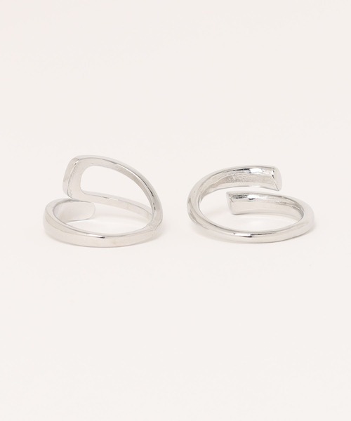 apres jour mignon(アプレジュールミニョン)の「【apresjour mignon×ARIAZ】デザインリングセット(リング・レディース・シルバー/ゴールド・ONESIZE)」の5枚目の写真