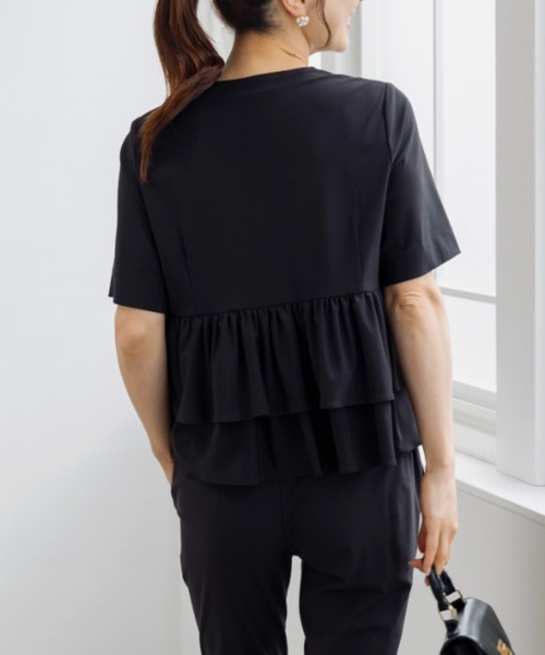 SONO/ソーノ】【Summer Stretch】ﾌﾛｰﾄｷﾞｬｻﾞｰﾌﾘﾙｶｰﾃﾞｨｶﾞﾝ（T