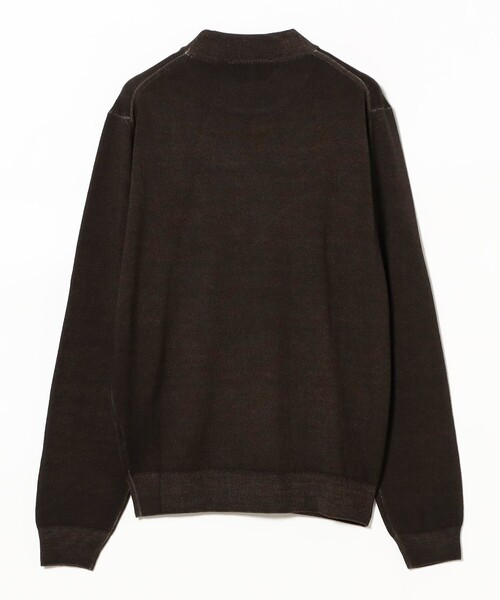 BRILLA per il gusto(ブリッラペルイルグースト)の「FILIPPO DE LAURENTIIS / 12ゲージ ウール ガーメントダイ モックネックニット(ニット/セーター・メンズ・ダークグリーン/ネイビー/ダークブラウン・50/48/46/44/52)」の11枚目の写真