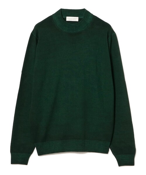 BRILLA per il gusto(ブリッラペルイルグースト)の「FILIPPO DE LAURENTIIS / 12ゲージ ウール ガーメントダイ モックネックニット(ニット/セーター・メンズ・ダークグリーン/ネイビー/ダークブラウン・50/48/46/44/52)」の13枚目の写真