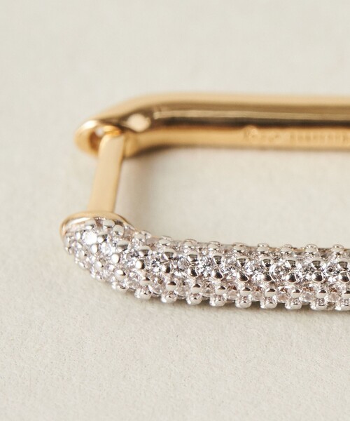 別注】＜Otiumberg for conte＞スクエアフープ ピアス（ピアス