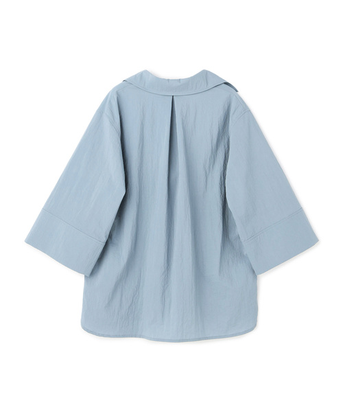 N.O.R.C(ノーク)の「ナイロンタスランスキッパーシャツ【AIRY MOTION】(シャツ/ブラウス・レディース・ネイビー/ブルー・フリー)」の18枚目の写真