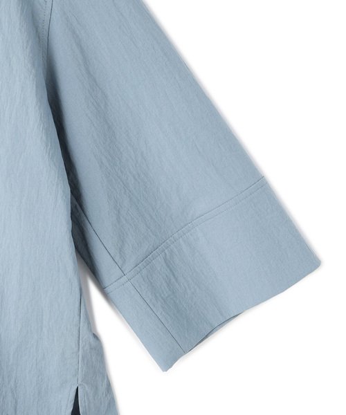 N.O.R.C(ノーク)の「ナイロンタスランスキッパーシャツ【AIRY MOTION】(シャツ/ブラウス・レディース・ネイビー/ブルー・フリー)」の20枚目の写真