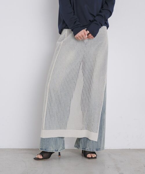 セール】layered knit sk（スカート）｜kivi（キヴィ）の